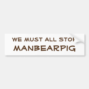 ManBearPig Bildekal