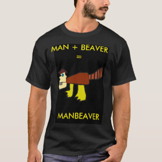 manbeaverlikställande t-shirt