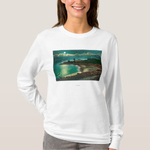 Månbelyst beskåda av Vuen de l'EauSanta Cruz, CA Tee Shirt