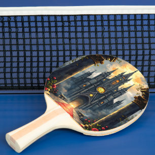 Månbelyst gång med eviga löften – gotisk bröllopsp pingisracket