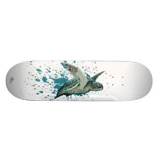 "Månbelyst" grön flotta för bärnsten för Mini Skateboard Bräda 18,7 Cm