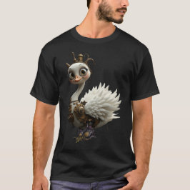 Månbelyst Klockverkssvan – Vårdare av Nyfikna Dröm T Shirt
