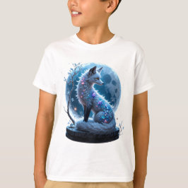 Månbelyst Kristallräv – Tyst Drömmars Väktare. T Shirt