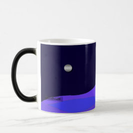 Månbelyst landskap magisk mugg