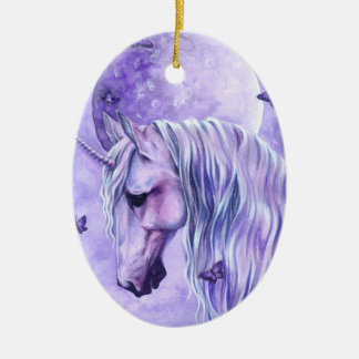 Månbelyst magisk prydnad julgransprydnad keramik