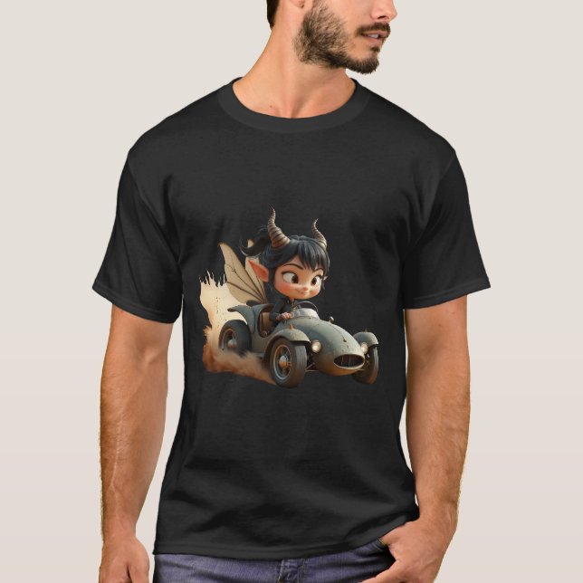 Månbelyst Pixie av de Vandrade Dynerna.  T Shirt (Framsida)