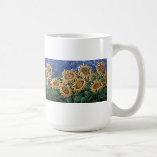Månbelyst solros för Starry natt Kaffemugg