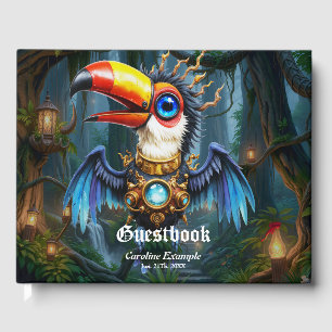 Månbelyst Steampunk-Tukan Gästböcker