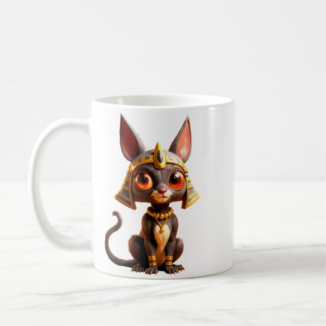 Månbelyst väktare av de eviga sanddynerna. kaffemugg (Vänster)