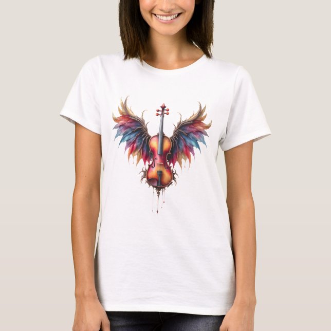 Månbelysta himlars symfoni t shirt (Framsida)