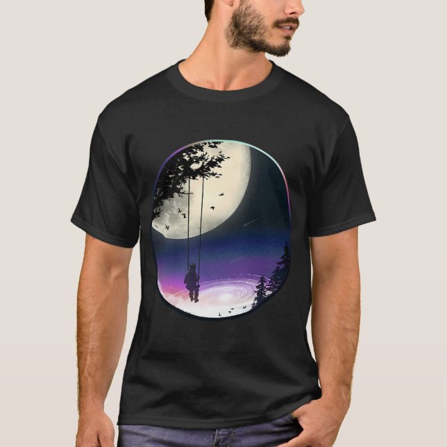 Månbetraktare T Shirt (Framsida)
