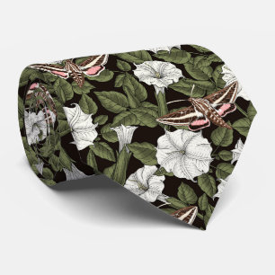 Månblommor och sfinxmånader slips