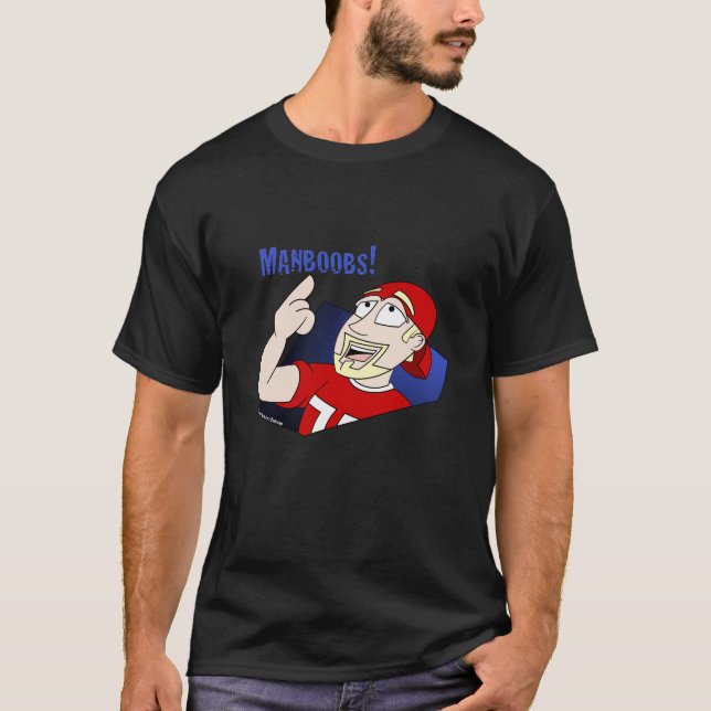 Manboobs: Skjortan T-shirt (Framsida)