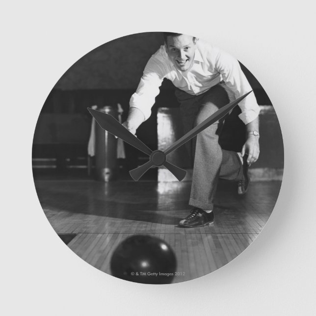 Manbowling Rund Klocka (Framsida)