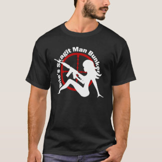 Manbunkerman skjorta tee shirt