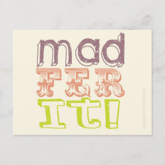 Manc Card - Mad Fer IT Vykort