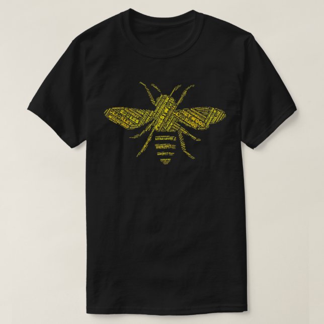 Manchester Bee består av varje ställe i Underbarar T Shirt (Design framsida)