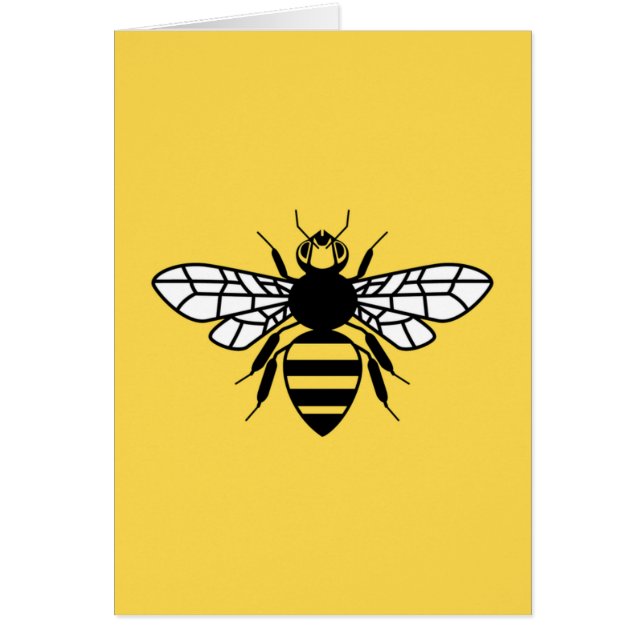 Manchester Bee Hälsningskort (Framsidan)