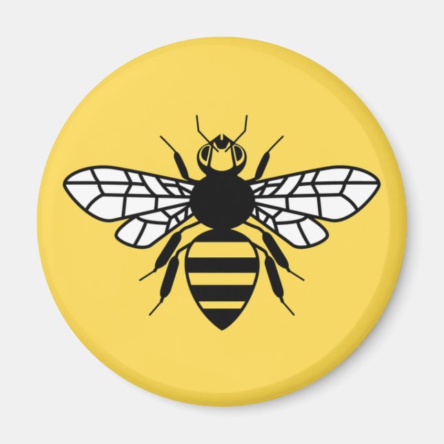 Manchester Bee Magnet (Framsidan)