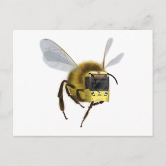 Manchester Bee x Manchester Metrolink tram Vykort