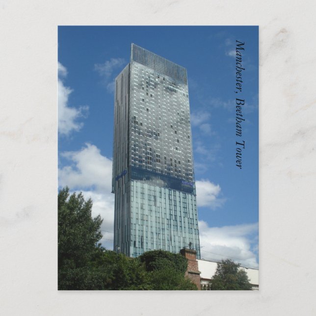 Manchester, Beetham Torn Vykort (Framsida)