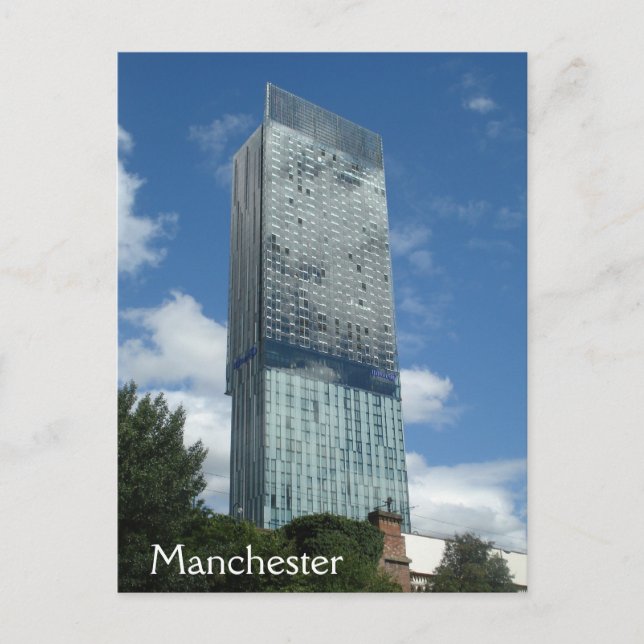 Manchester Beetham Tower vykort (Framsida)