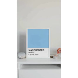 Manchester Blue Cityzen - Fullt Width Perfect Poster