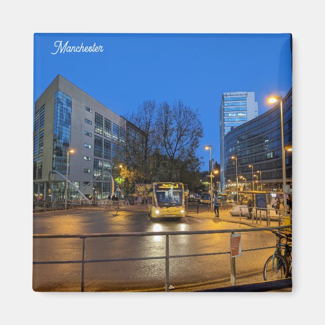 Manchester Blue Hour Magnet (Framsidan)