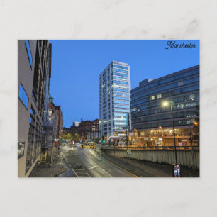 Manchester Blue Hour Vykort