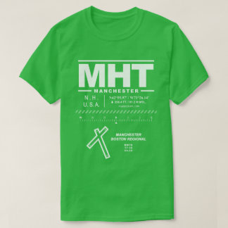 Manchester-Boston Regional Airport MHT T Shirt