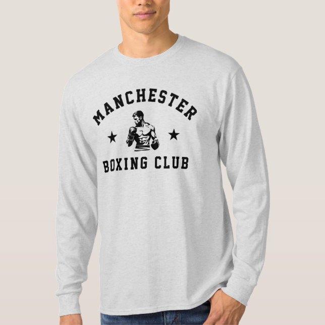 Manchester Boxningsklubb T Shirt (Framsida)