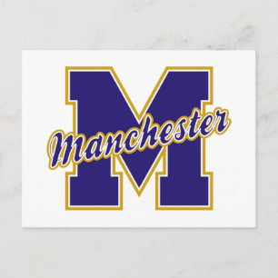 Manchester Brev Vykort