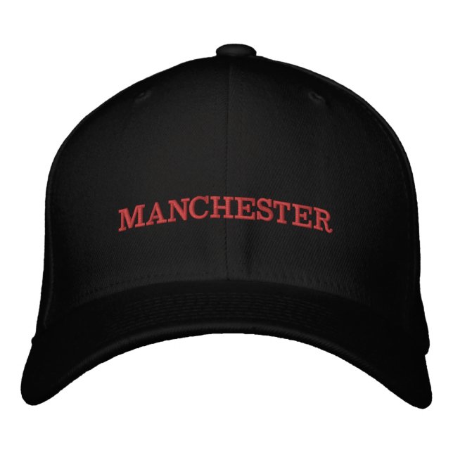 Manchester Broderad Keps (Framsida)