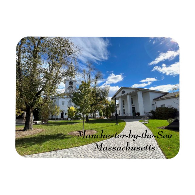 Manchester-by-the-Sea Massachusetts Magnet (Horisontell)
