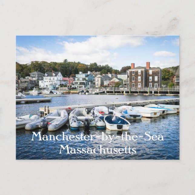 Manchester-by-the-Sea Massachusetts Vykort (Framsida)