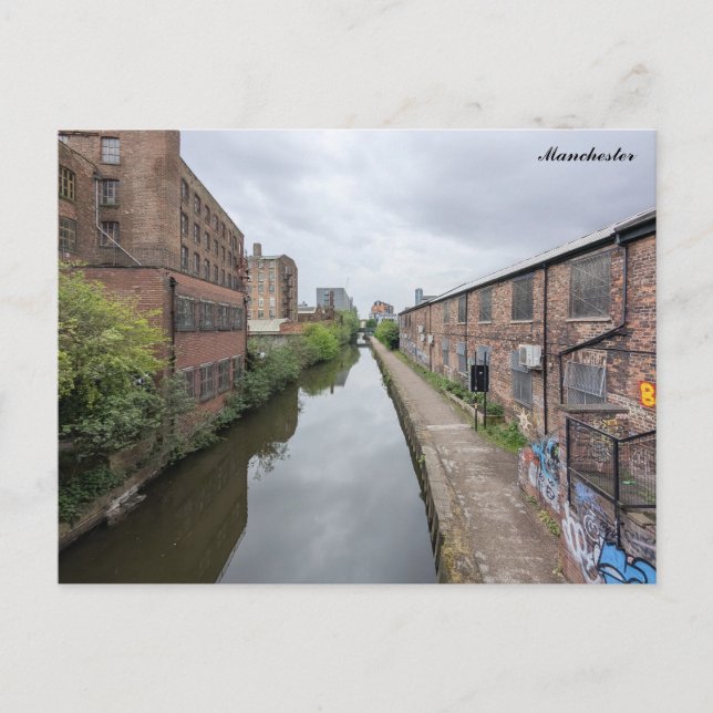 Manchester Canals Vykort (Framsida)