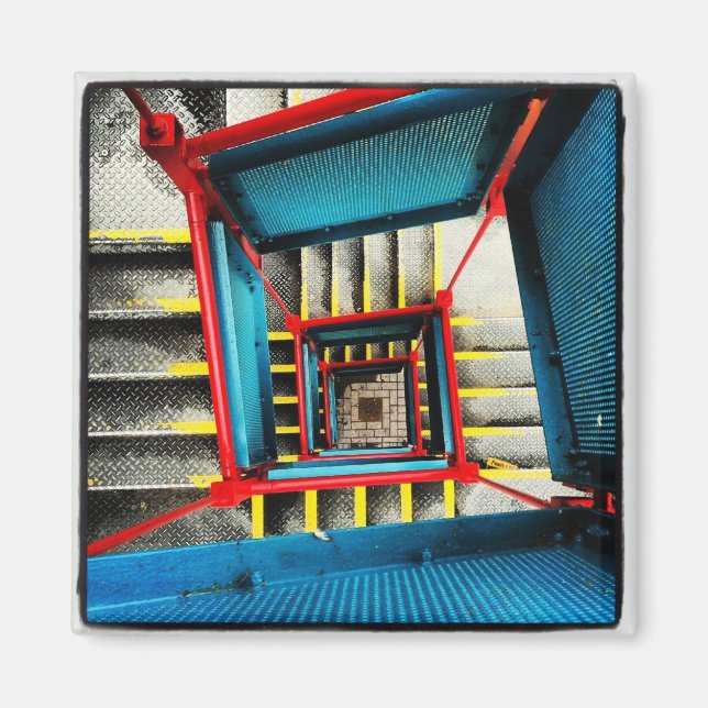 Manchester - Castlefield Staircase Magnet (Framsidan)