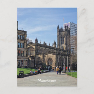 Manchester Cathedral Gardens Vykort