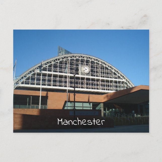 Manchester Central vykort (Framsida)