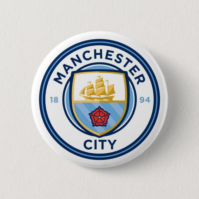 Manchester City Brosch Knapp (Framsida)