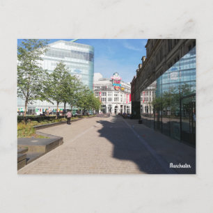 Manchester City Center Vykort