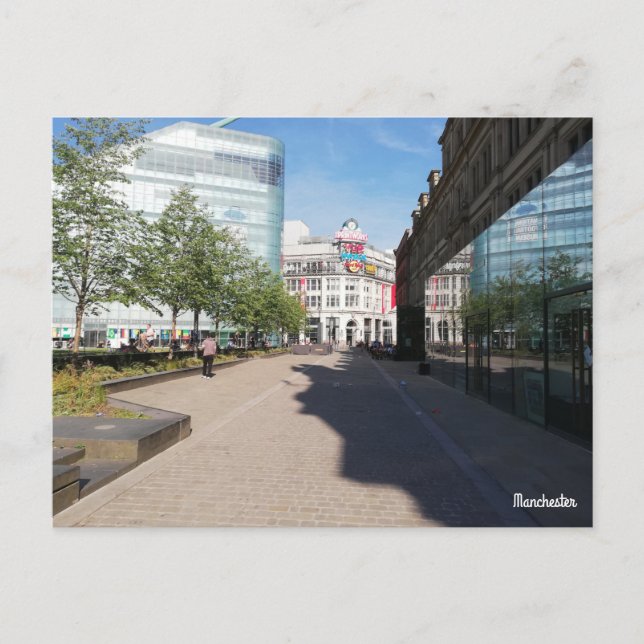 Manchester City Center Vykort (Framsida)