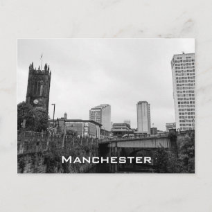 Manchester City Center Vykort
