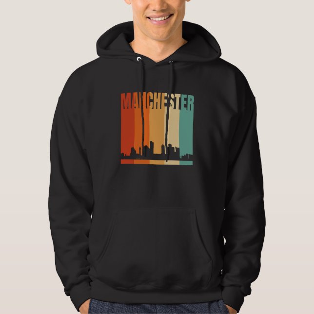 Manchester Citys siluett Hoodie (Framsida)
