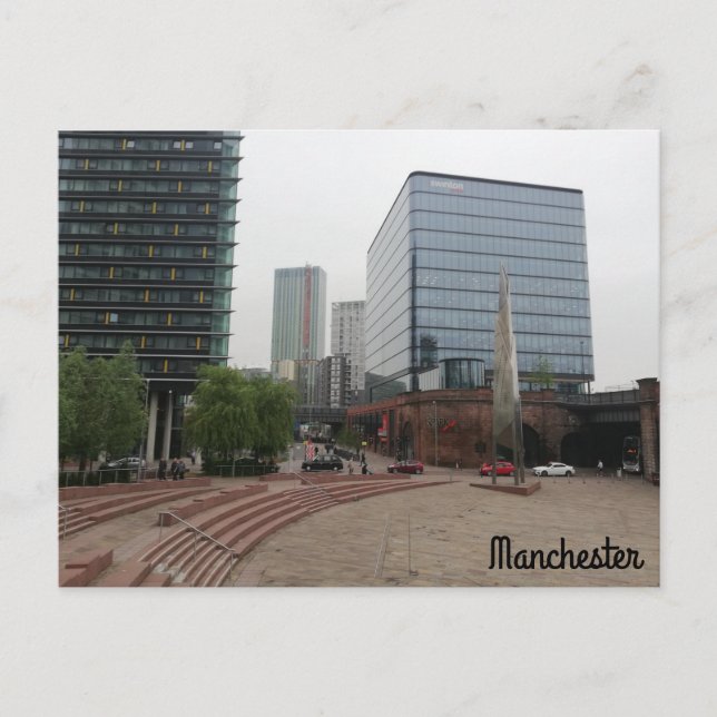 Manchester Cityscape Vykort (Framsida)