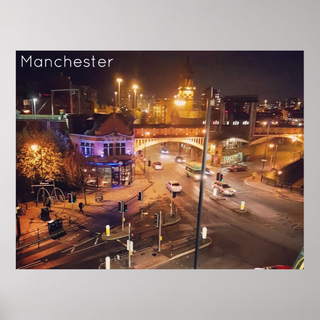 Manchester Deansgate Poster (Framsidan)
