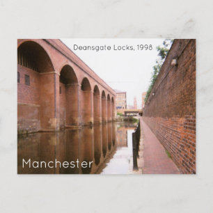 Manchester Deansgate slussarna 1998 Vykort