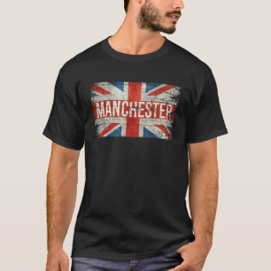 Manchester England Förenade kungariket Bristish Fl T Shirt