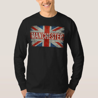Manchester England Förenade kungariket Bristish Fl T Shirt
