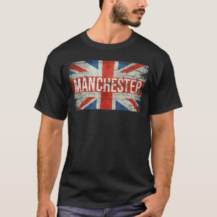 Manchester England Förenade kungariket Bristish Fl T Shirt